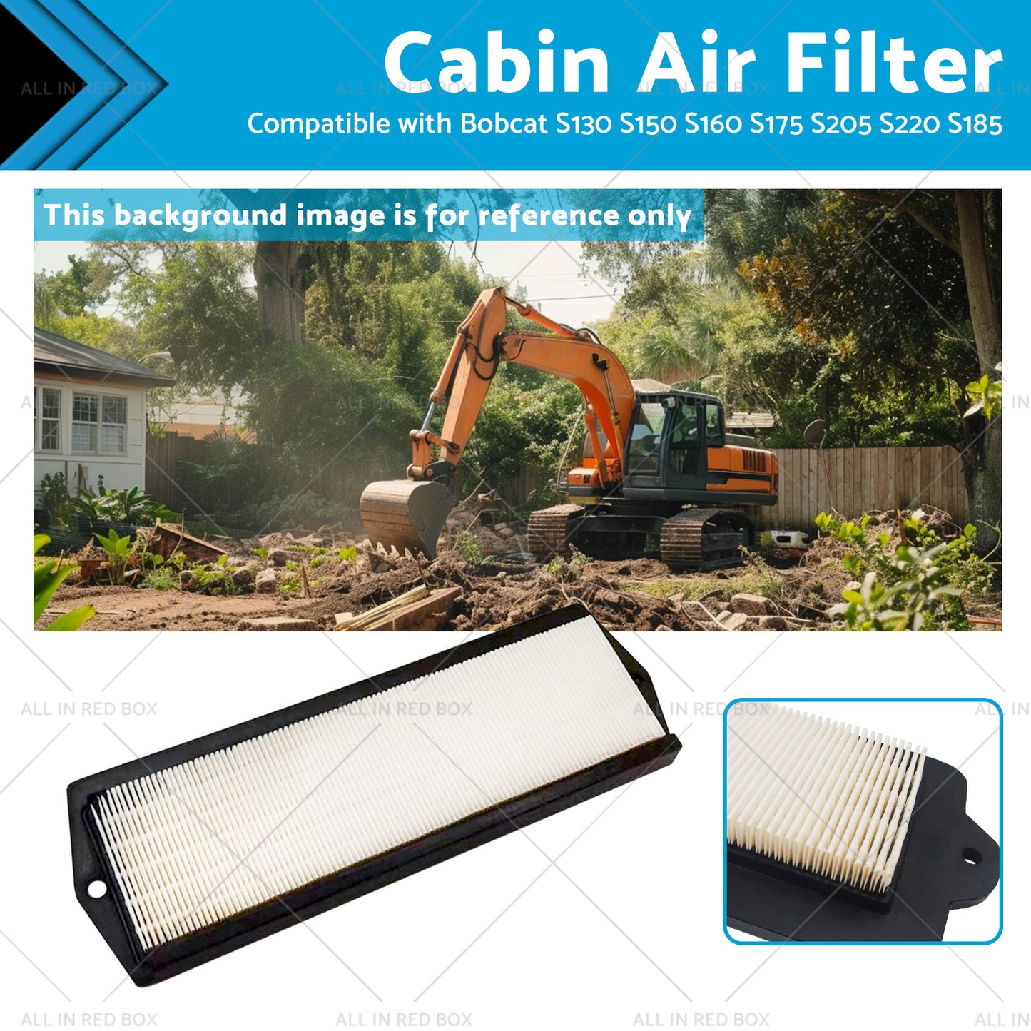 {{ Cabin Air Filter Suitable for Bobcat 6678207 S220 S185 S130 S150 S160 S175 S205 }} - Buy Car Parts Online at {{ Kaka Auto Parts }}.