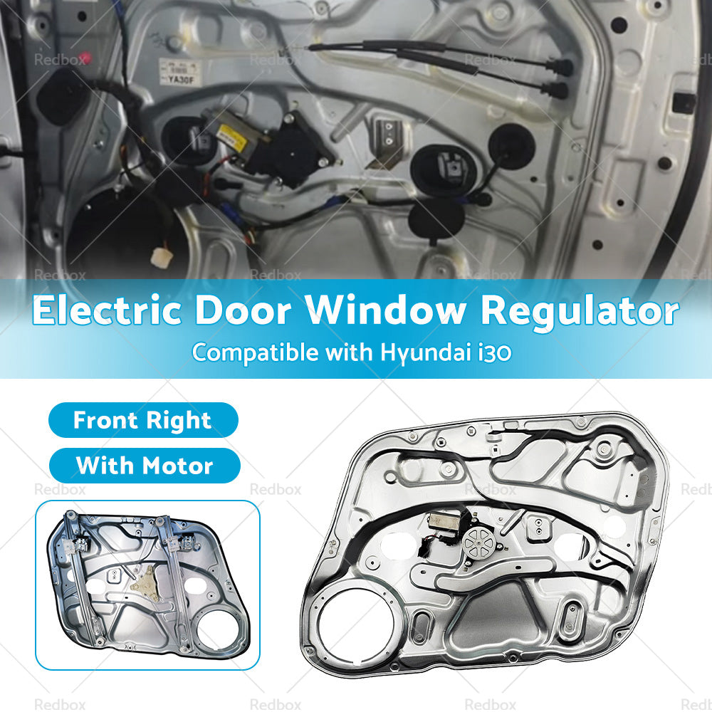 {{ Electric Door Window Regulator With Motor Front Right Suitable for Hyundai i30 }} - Buy Car Parts Online at {{ Kaka Auto Parts }}.