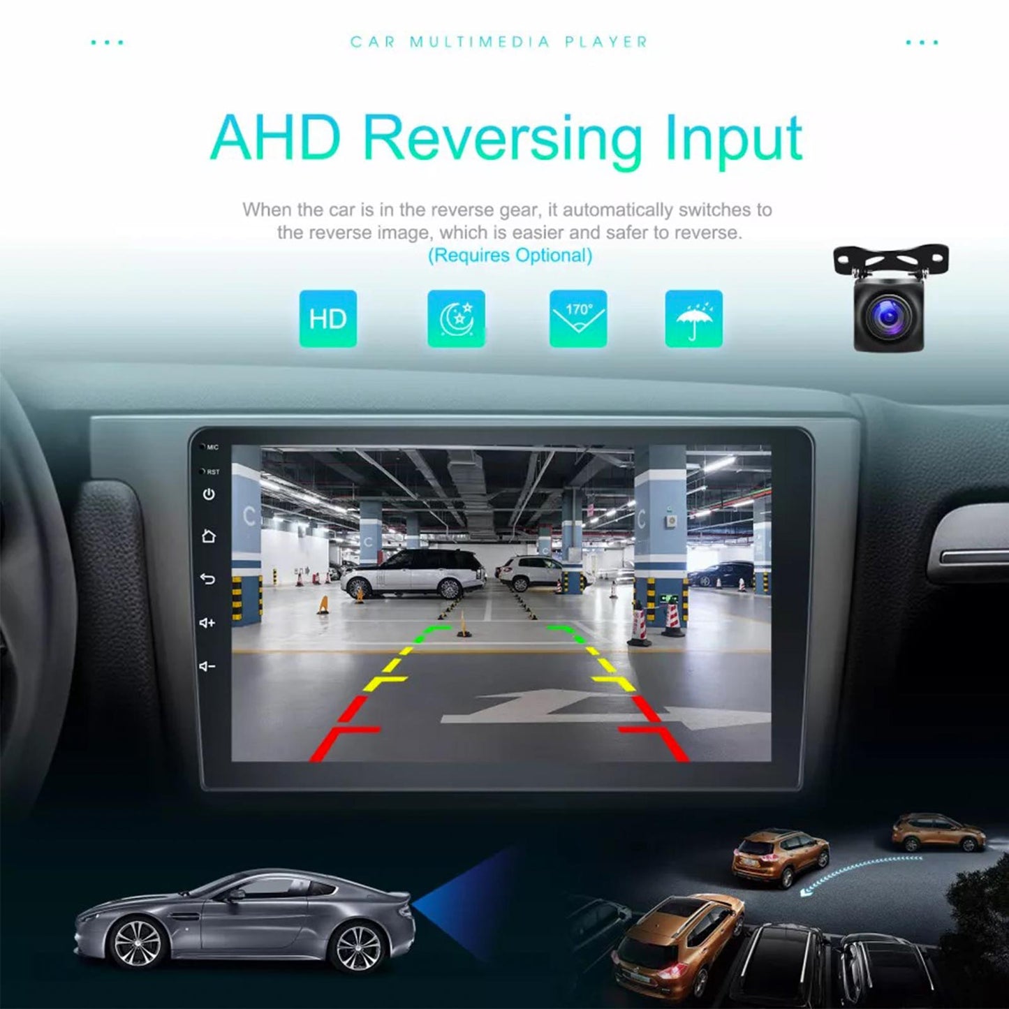 Car Head Unit GPS Camera Android 13 Apple CarPlay Suitable for Mazda 3 2004-2009