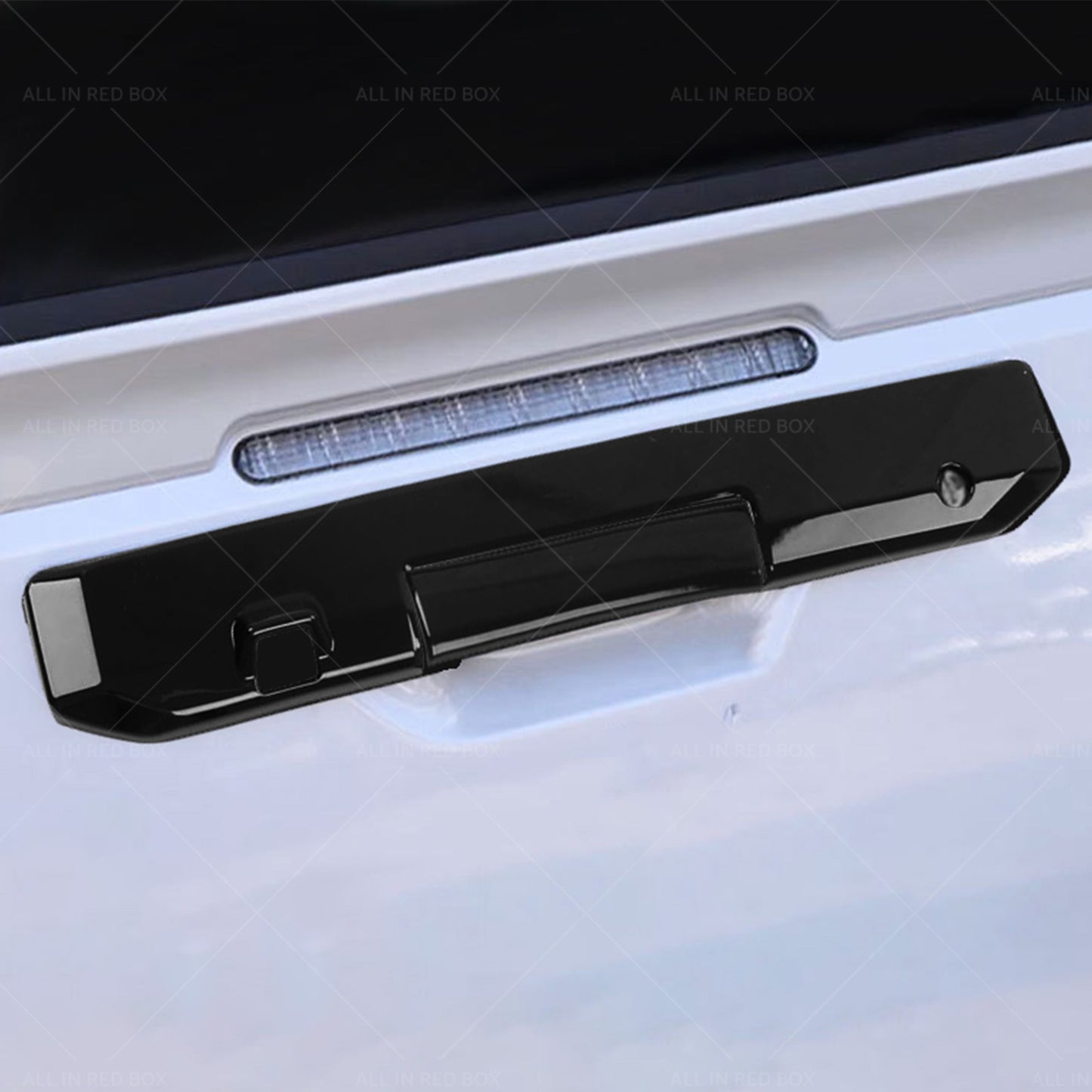 Glossy Black Rear Tail Gate Tailgate Handle Cover Suitable For Triton L200 23-25