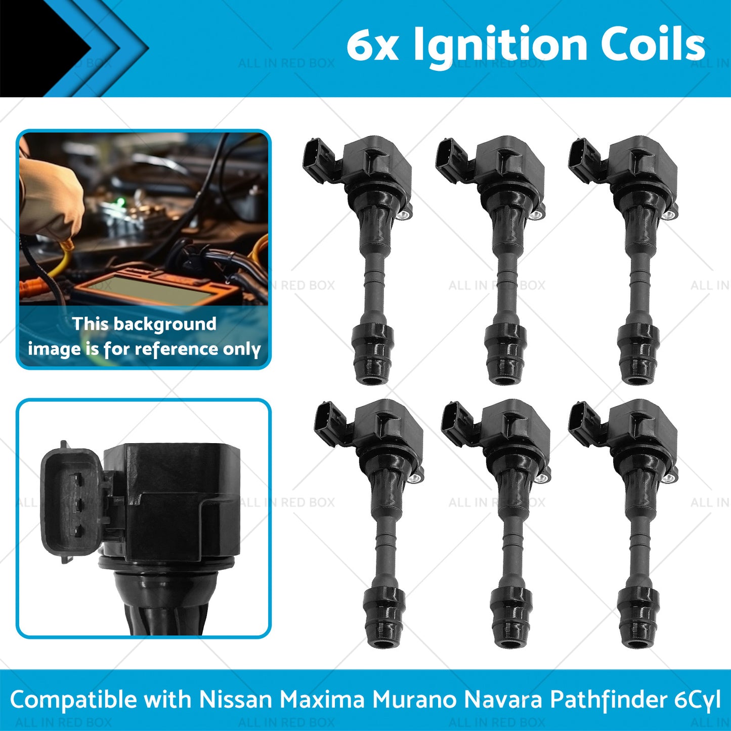 {{ Ignition Coils Suitable for Nissan Navara Pathfinder Maxima Murano 6Cyl 3. 5 4. 0L }} - Buy Car Parts Online at {{ Kaka Auto Parts }}.