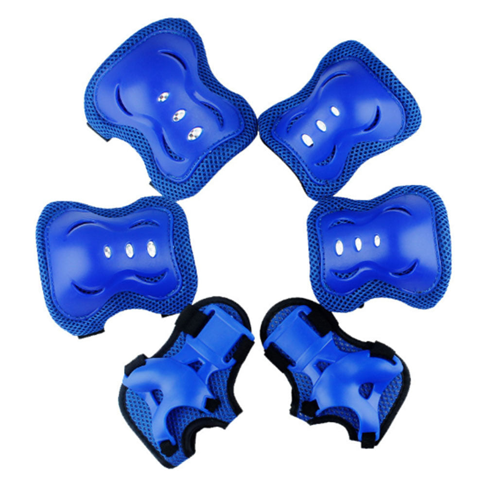 Kids Cycling Roller Ski Skate Skating KNEE ELBOW WRIST Safety Gear Pads