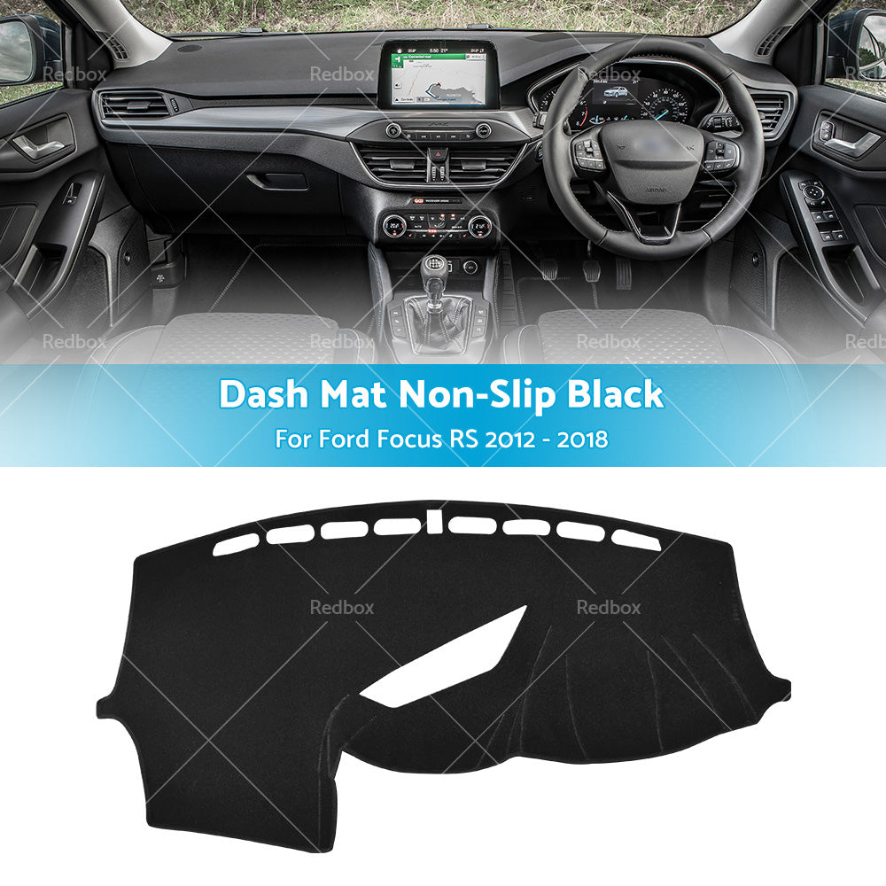 Dash Mat Dashmat Cover for Ford Focus RS 2012 - 2018 Dashboard Carpet Anti-Slip