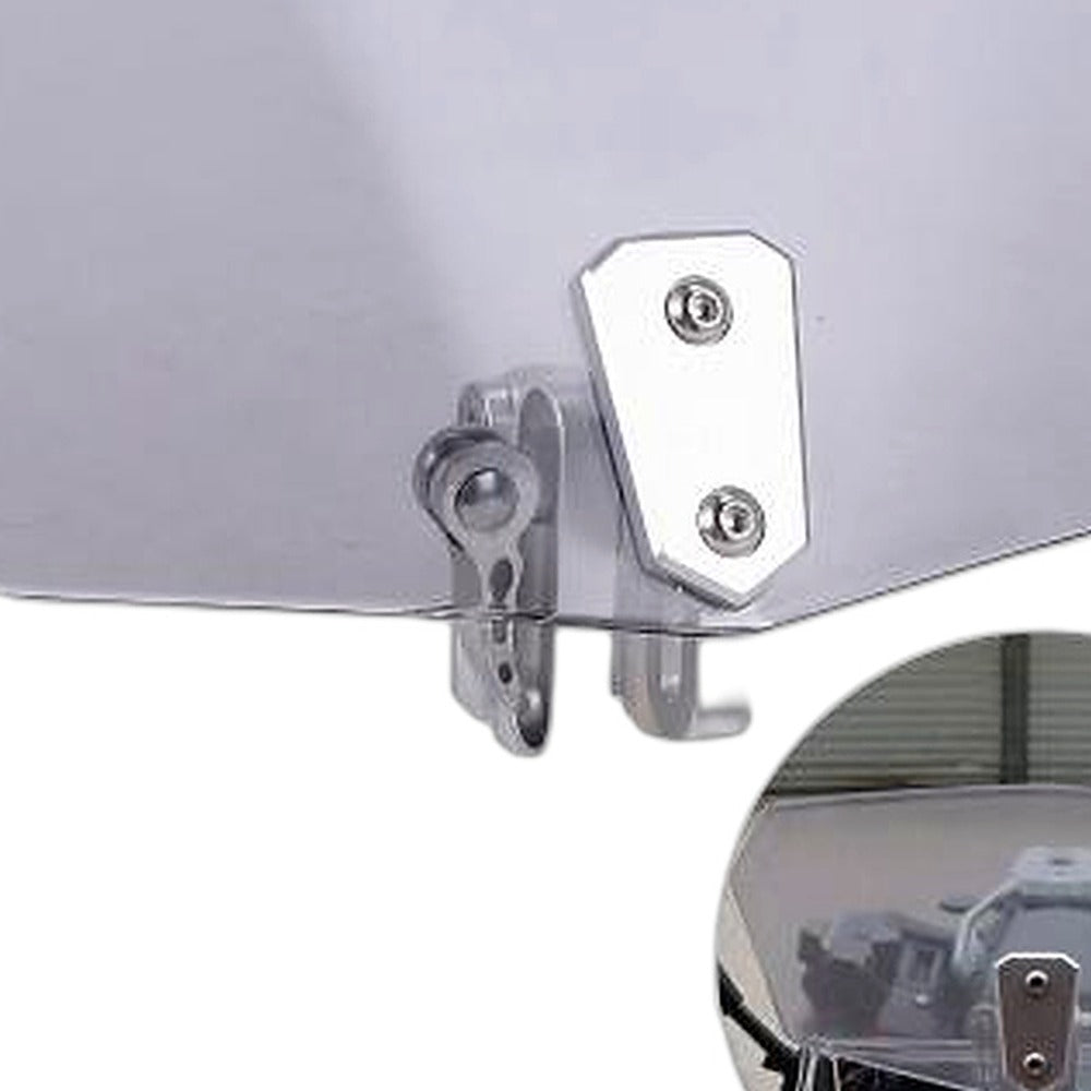 Motorcycle Windshield Clip-On Extension Spoiler Wind Deflector Suitable for All