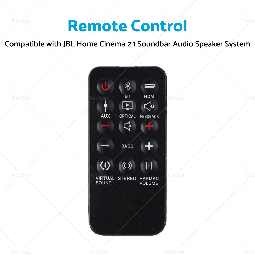 Remote Control Suitable For JBL Home Cinema SB250 SB350 2. 1 AUDIO SPEAKER SYSTEM