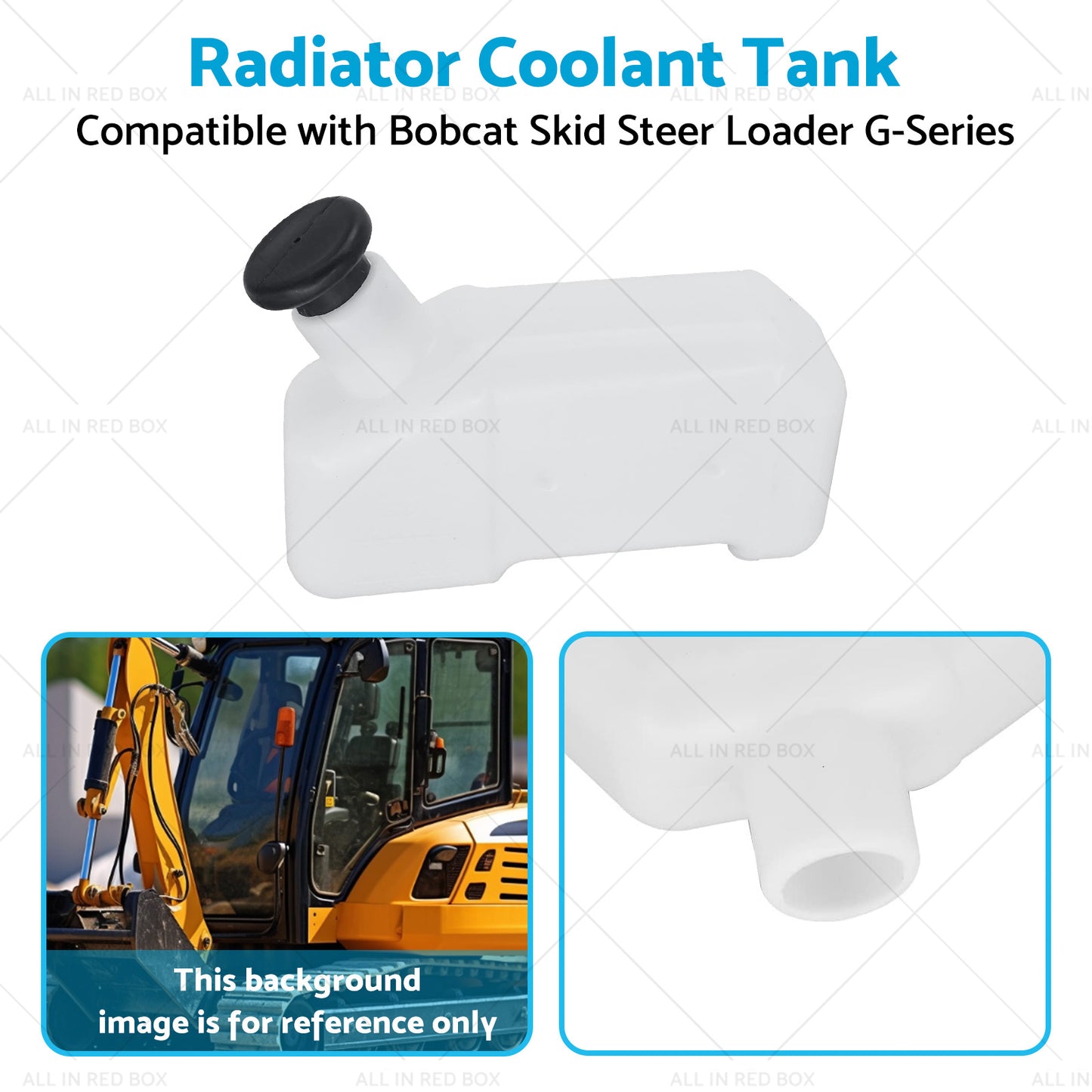 {{ Radiator Water Coolant Reservoir Tank Suitablefor Bobcat 653 742 743 751 6576660 }} - Buy Car Parts Online at {{ Kaka Auto Parts }}.