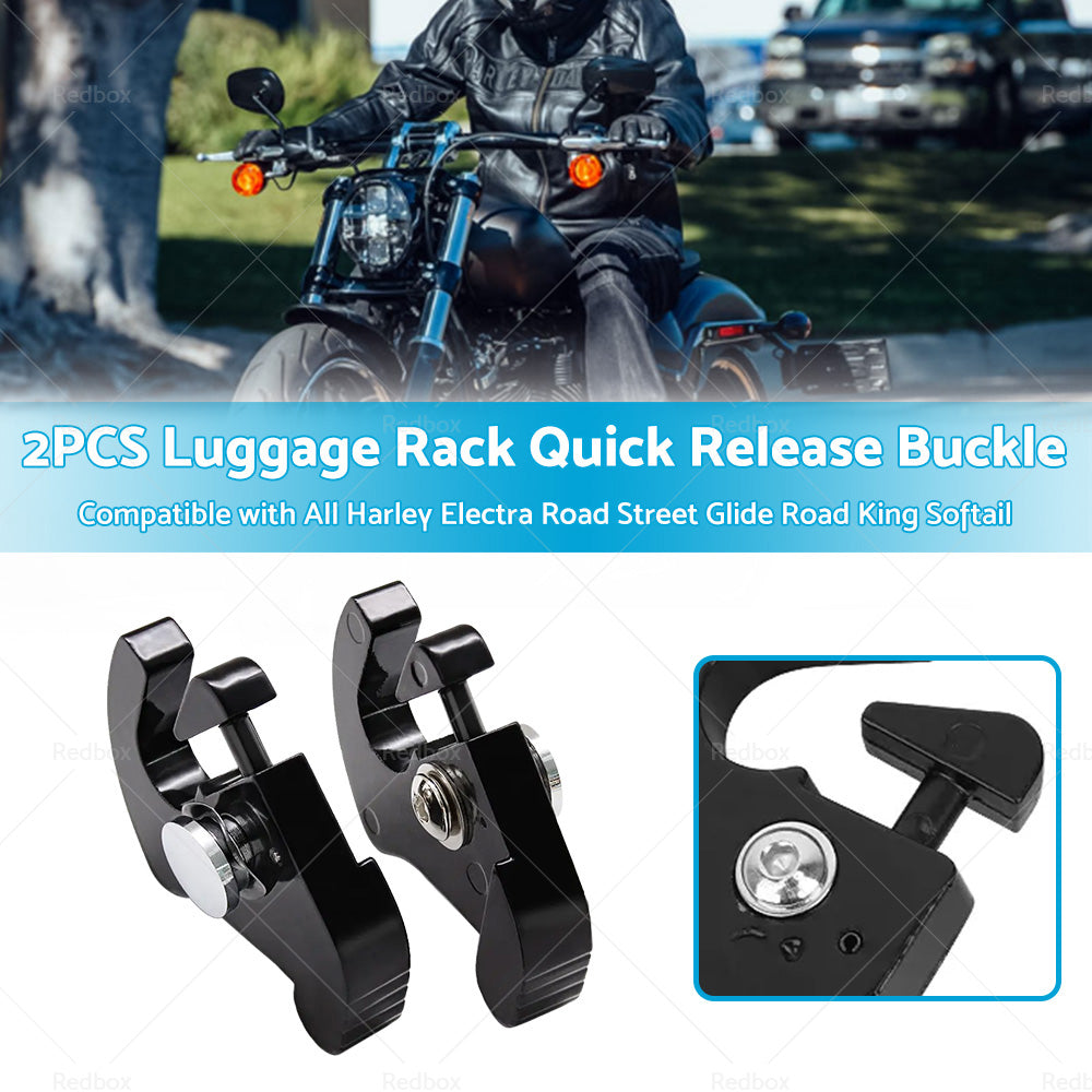 Quick Release Backrest Mounting Kit Suitable For Harley Sissy Bar Luggage Rack