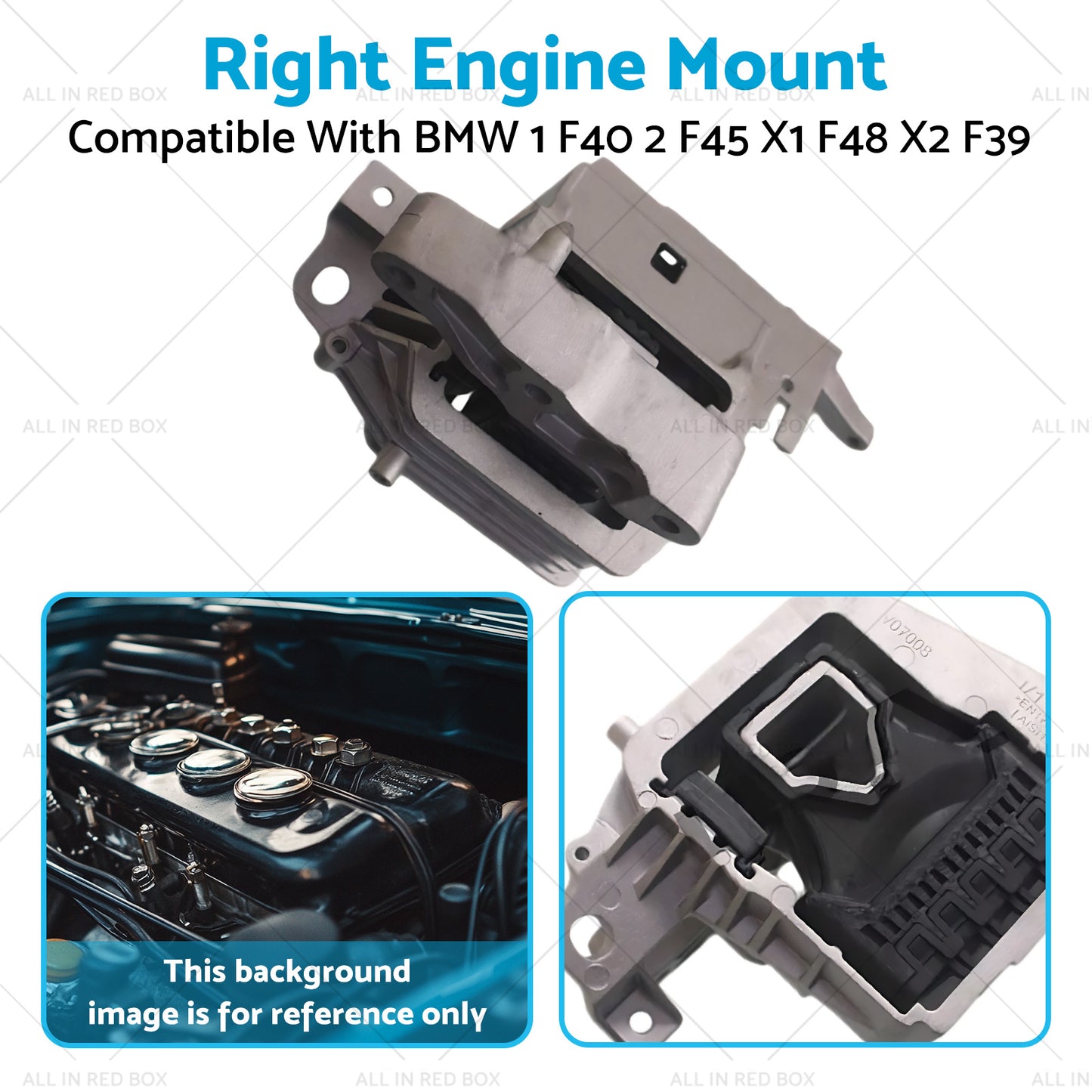Engine Mount Right Suitable For BMW 1 F40 2 F45 F46 X1 F48 X2 F39 MINI F55 F60
