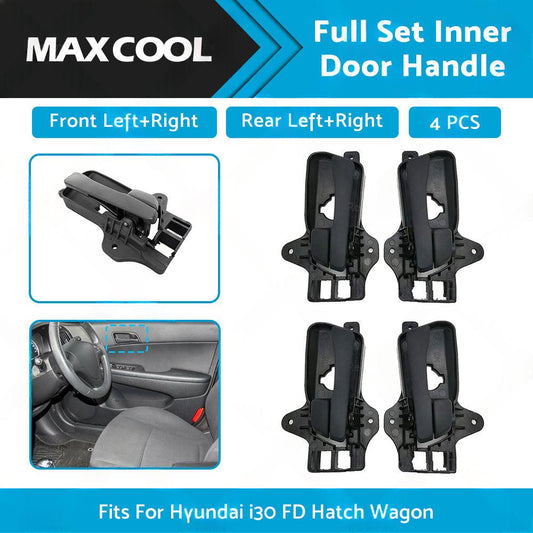 4X Front Rear Left Right Inner Door Handle For Hyundai i30 FD Hatch Wagon 07-12