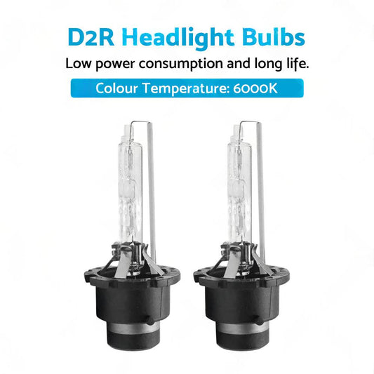 D2R 6000K HID Xenon Headlight Bulbs 35W Suitable For Toyota Honda Mazda Nissan