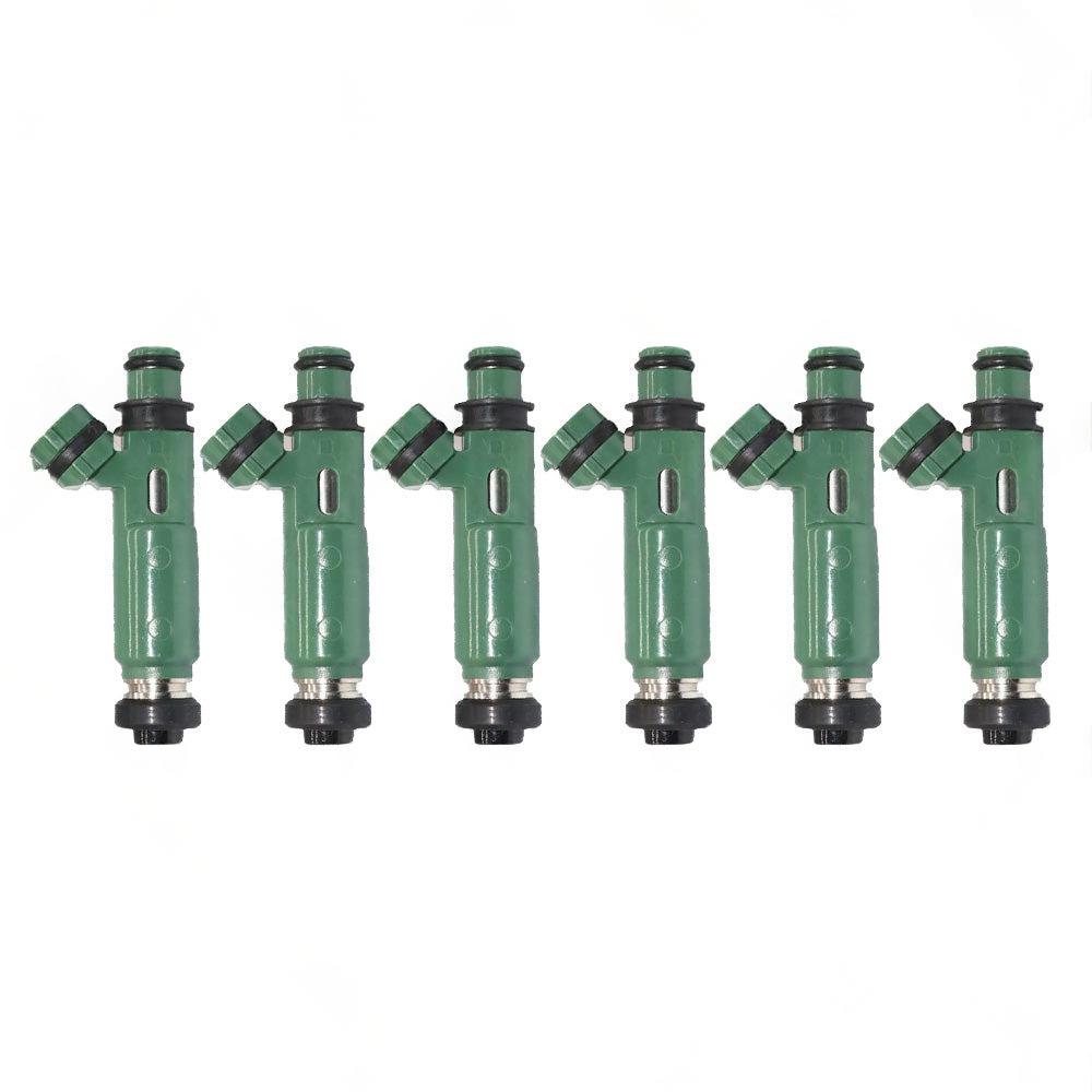 6PCS Fuel injector Suitable for Toyota Land cruiser FZJ78 79 80 105 4. 5L 1FZ-FE