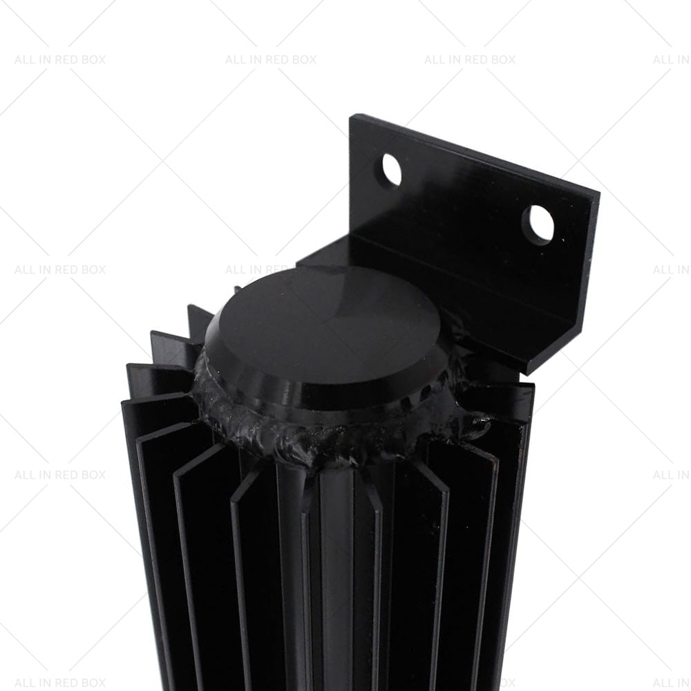 {{ Oil Cooler Universal 12'' Aluminum Dual Pass Finned Transmission W Fittings SL }} - Buy Car Parts Online at {{ Kaka Auto Parts }}.