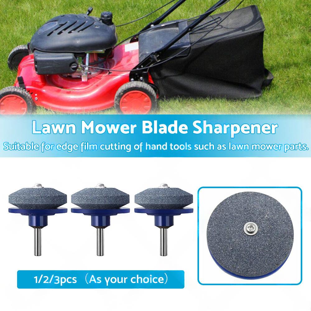 Lawn Mower Blade Sharpener Rotary Stone Grindstone Sharpening Drill Tool