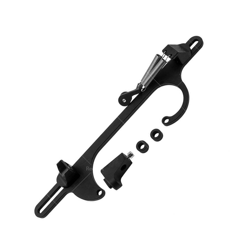 {{ Throttle Cable Bracket Carburetor Billet Aluminum Black Fits For Carb 4150 4160 }} - Buy Car Parts Online at {{ Kaka Auto Parts }}.