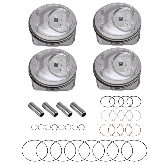 Engine Piston with Rings Kit Suitable For Kia Sorento / Optima / Hyundai Sonata 2.4L