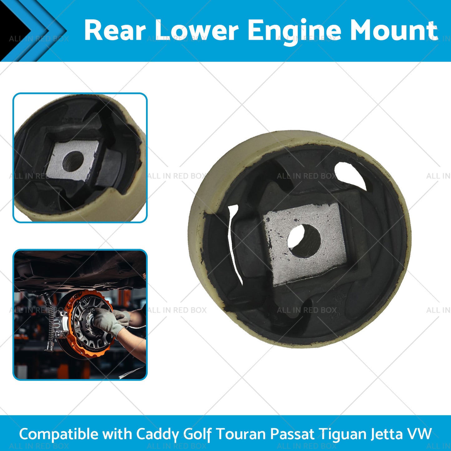 {{ Rear Lower Engine Mount Suitable For Caddy Golf Touran Passat Tiguan Jetta VW }} - Buy Car Parts Online at {{ Kaka Auto Parts }}.