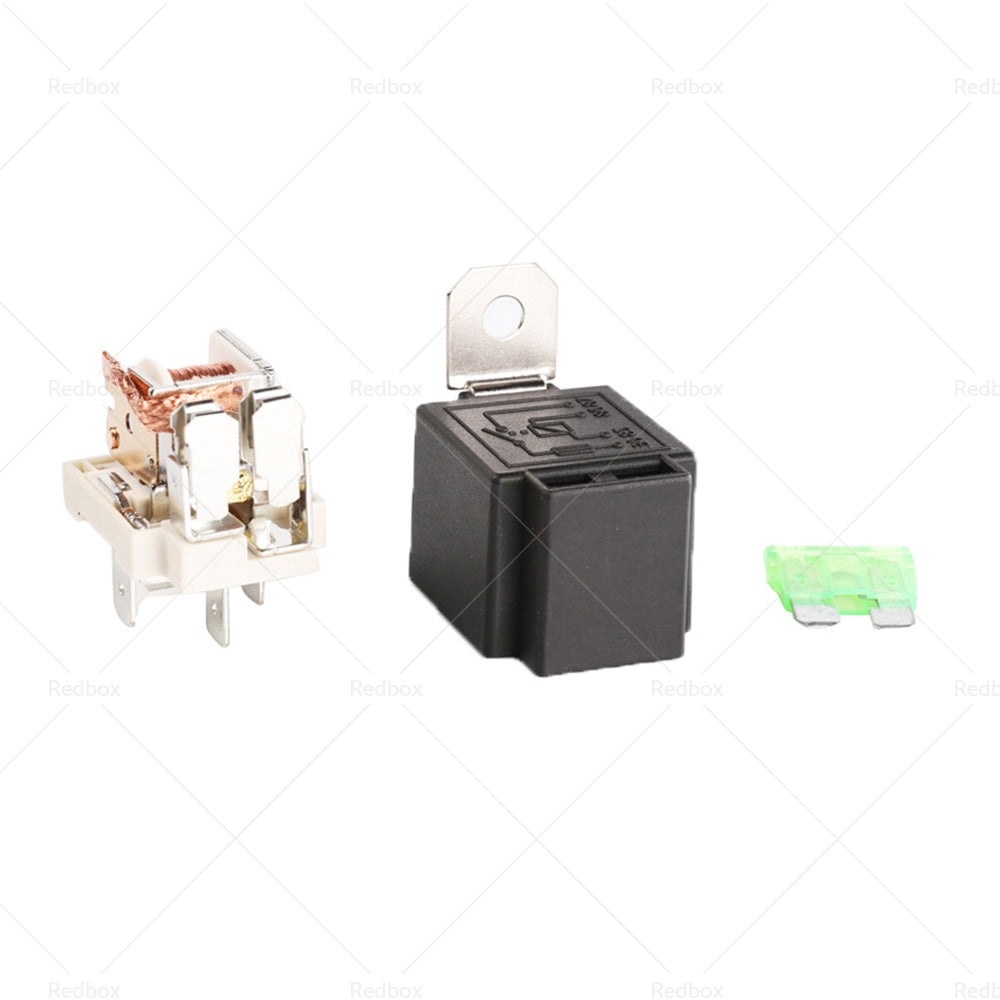 {{ 6PCS 12V Relay 4 PIN Automotive 30AMP 30A Normally Open Contact Fused 30A Fuse }} - Buy Car Parts Online at {{ Kaka Auto Parts }}.