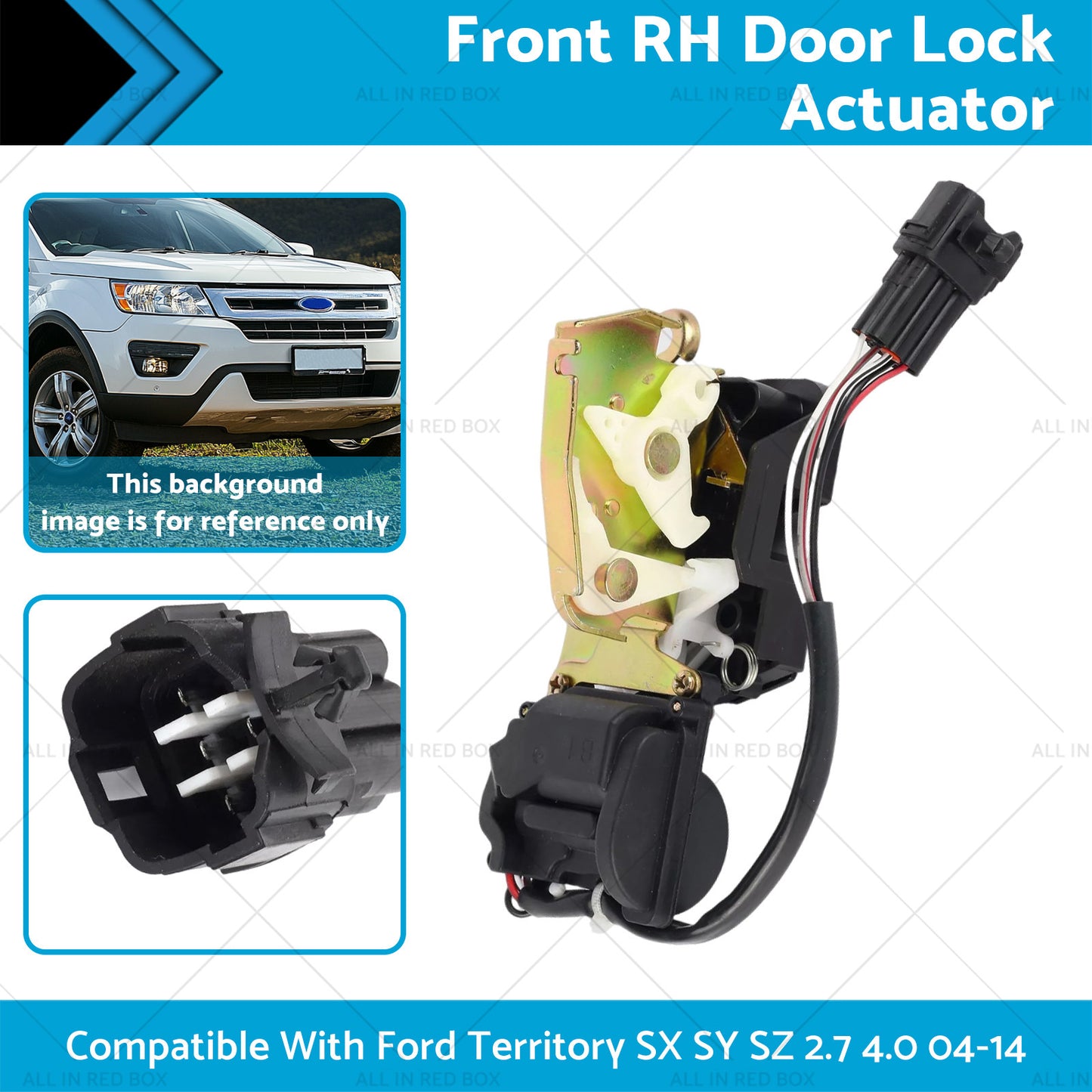 {{ Door Lock Actuator Front Right Suitable For Ford Territory SX SY SZ 4.0L 2004-14 }} - Buy Car Parts Online at {{ Kaka Auto Parts }}.