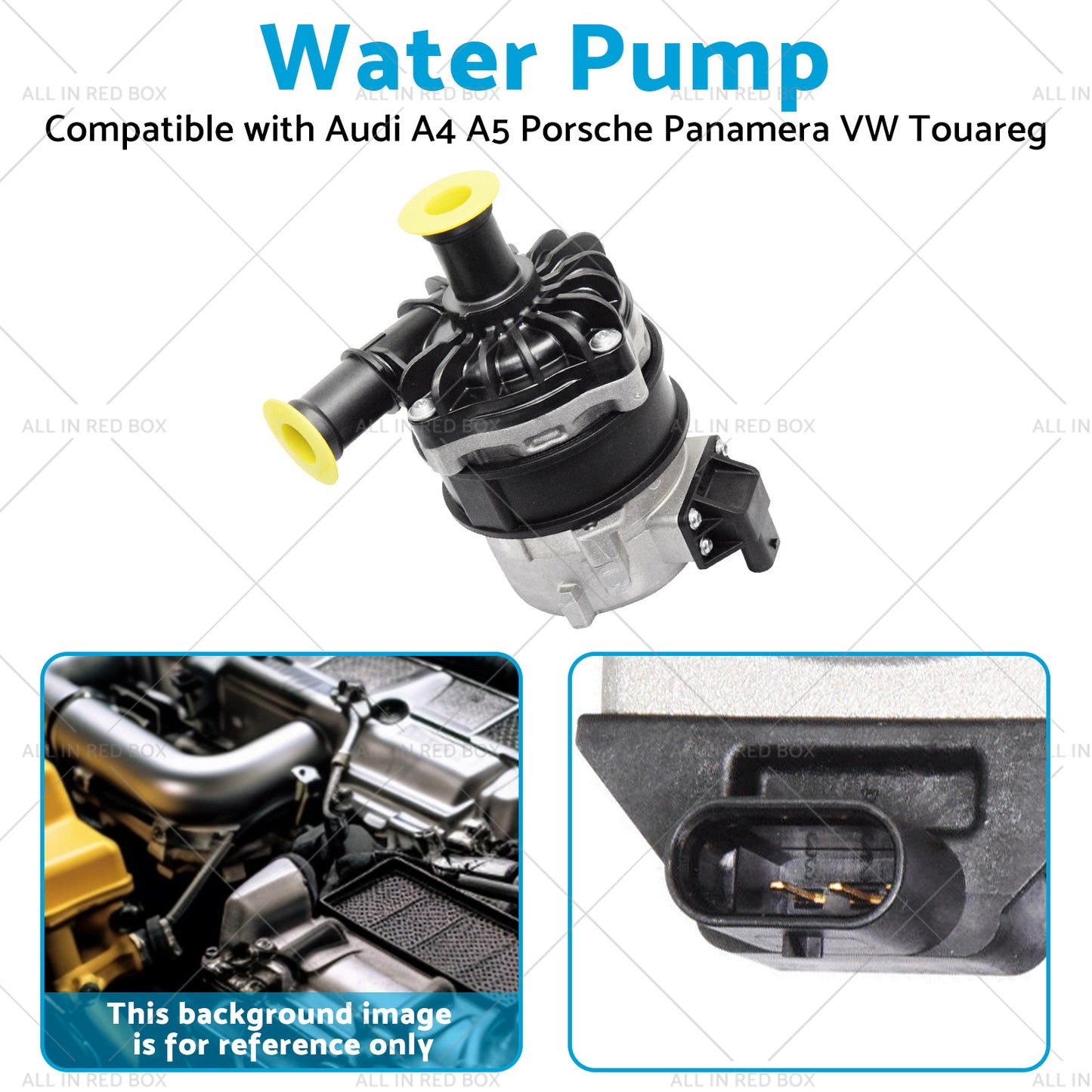{{ Auxillary Water Pump Suitable For Volkswagen Audi Porsche 7P0965567 95860656700 }} - Buy Car Parts Online at {{ Kaka Auto Parts }}.