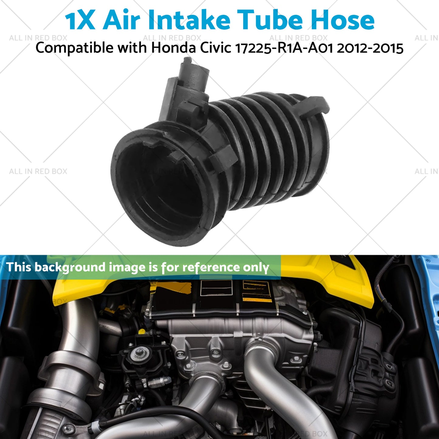 {{ 1 PCS Car Air Intake Tube Hose Suitable For Honda Civic 17225-R1A-A01 2012-2015 }} - Buy Car Parts Online at {{ Kaka Auto Parts }}.