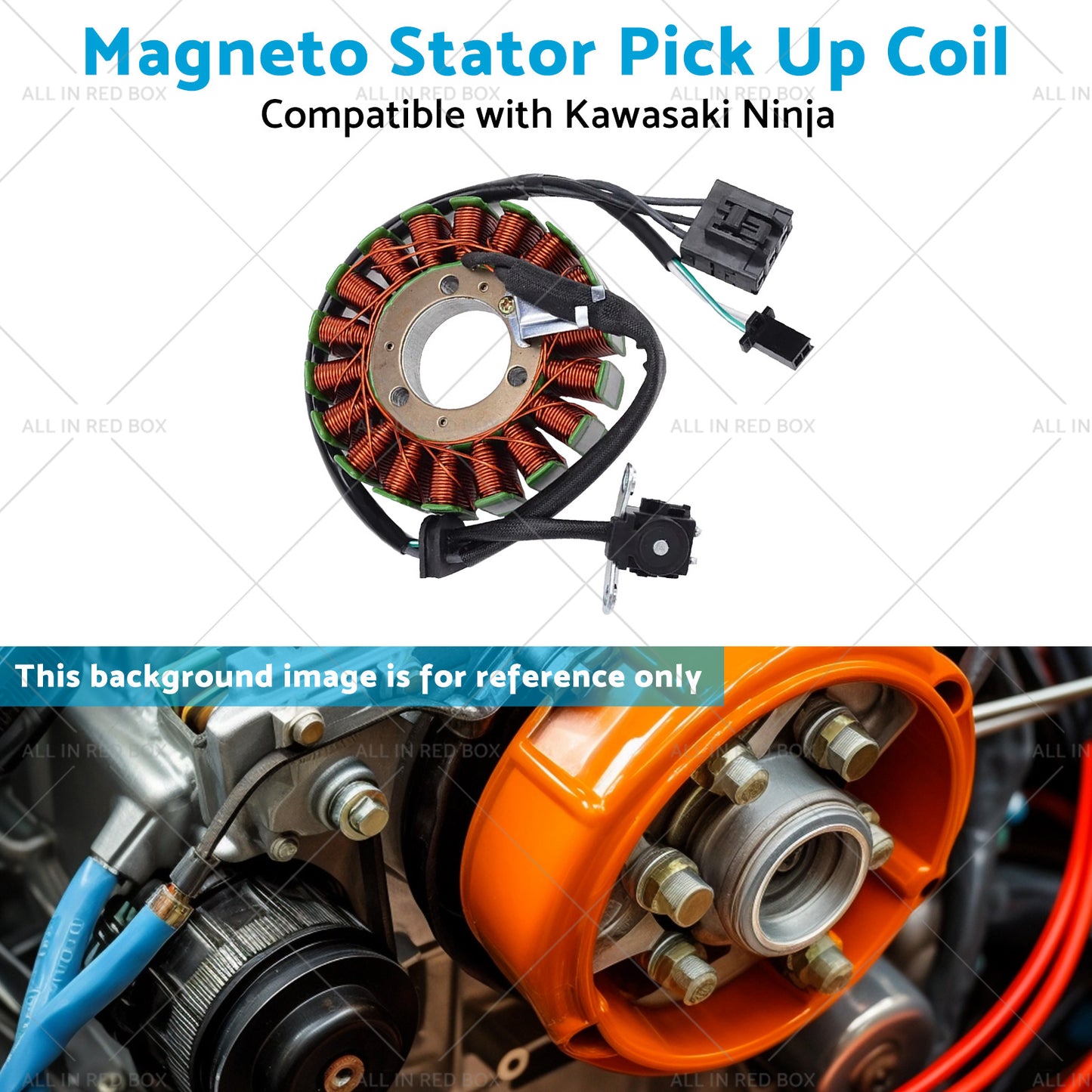 {{ Magneto Stator Pick Up Coil Suitable for Kawasaki Ninja 300 250 Z250 Z300 13-17 }} - Buy Car Parts Online at {{ Kaka Auto Parts }}.