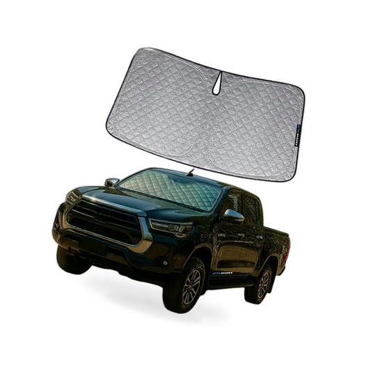 6 Layer Thick WindScreen SunShade Suitable for Toyota Hilux 15-25