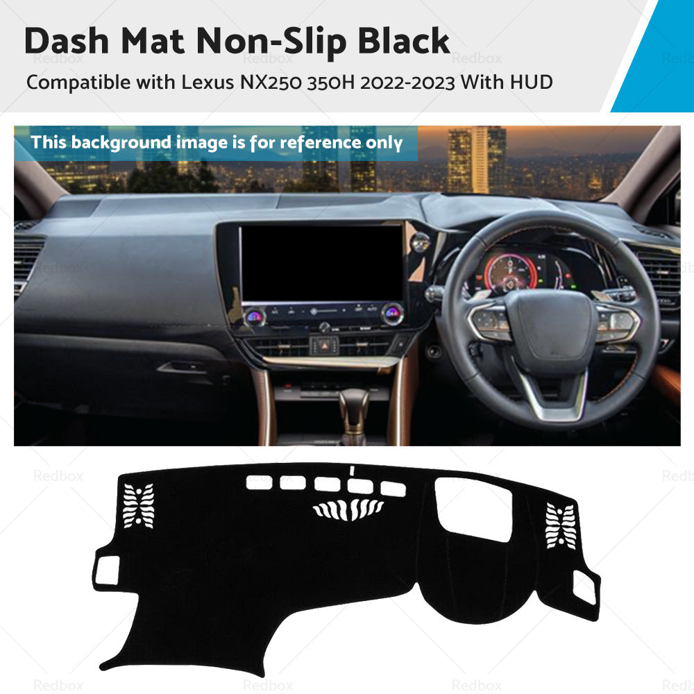 {{ Non-Slip Dash Mat Suitable For Lexus NX250 350H 22-23 With HUD Dashboard Cover }} - Buy Car Parts Online at {{ Kaka Auto Parts }}.