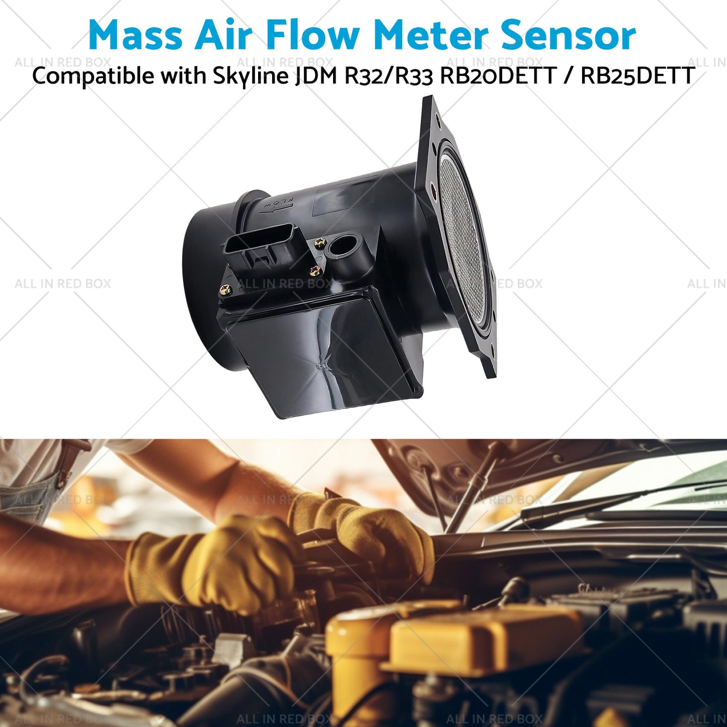 {{ 5Pin Mass Air Flow Meter Suitablefor R32 R33 S1 Skyline RB20DET RB25DET Series 1 }} - Buy Car Parts Online at {{ Kaka Auto Parts }}.