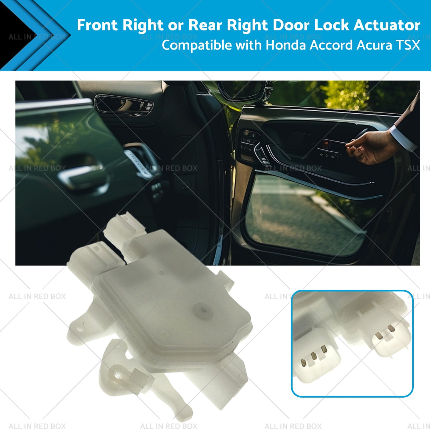 {{ Rear Right or Front Right Door Lock Actuator Suitable for Honda Accord Acura TSX }} - Buy Car Parts Online at {{ Kaka Auto Parts }}.