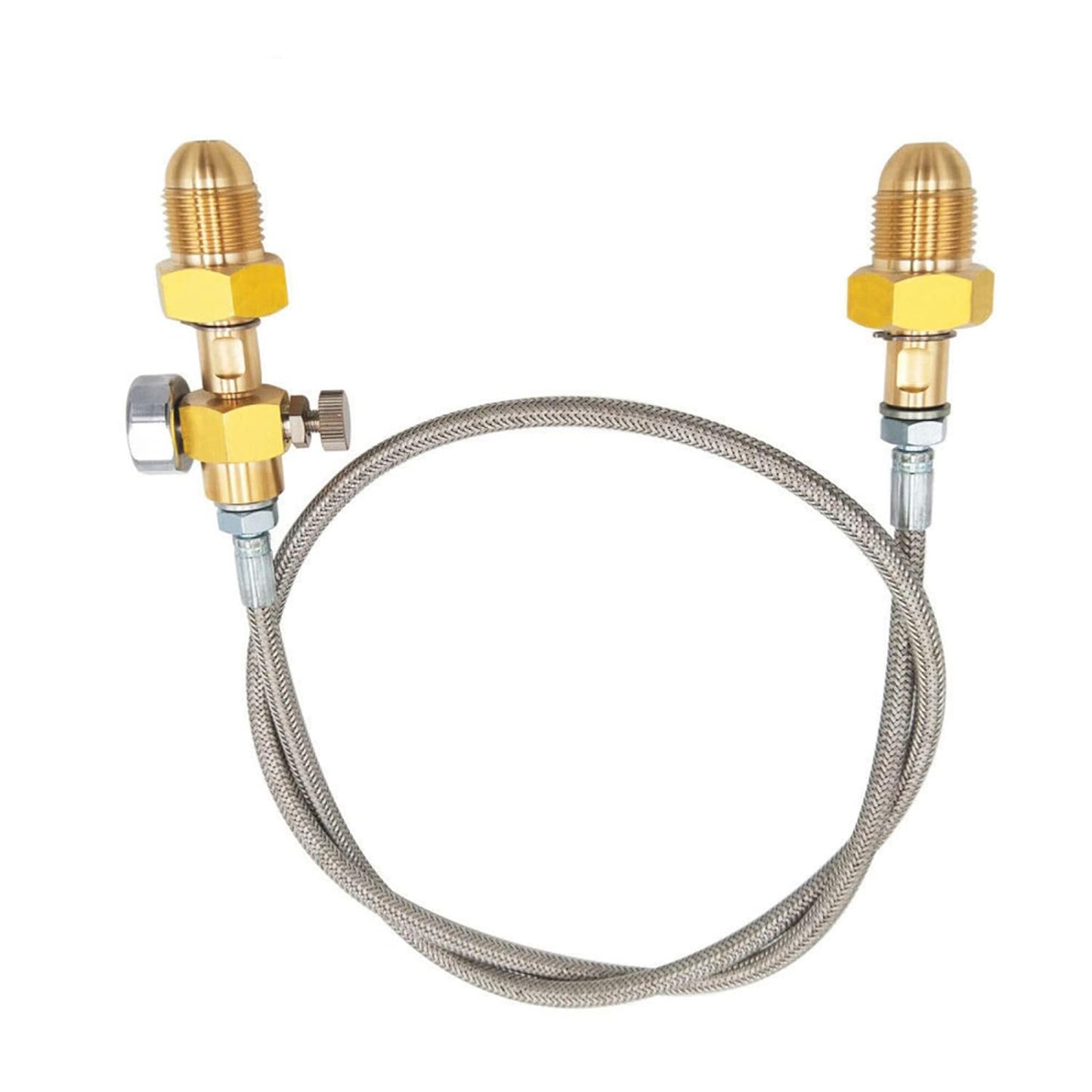 Refill Station Transfer Adaptor Hose Suitable For BS 341 No.3 Argon Cylinder