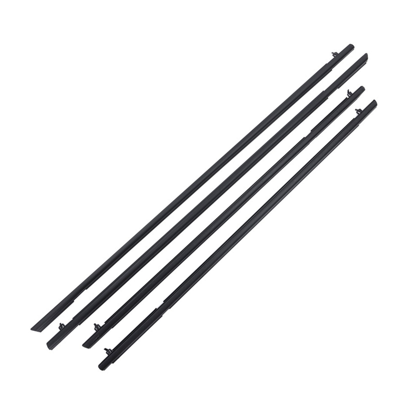 4x Window Door Belt Weather Strips Suitable For Honda Civic 2006-2011