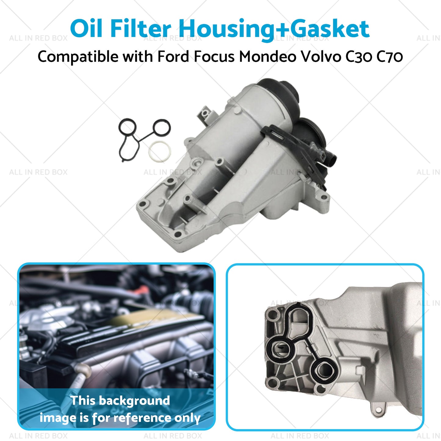 {{ Valve Oil Trap Oil Filter Housing Suitable for Volvo C30 C70 V50 04-15 31338685 }} - Buy Car Parts Online at {{ Kaka Auto Parts }}.