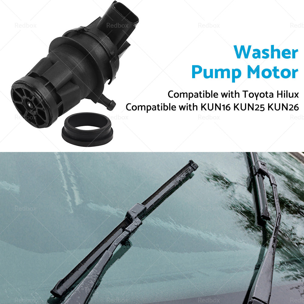 {{ Wiper Windscreen Washer Pump Motor Suitable for Toyota Hilux KUN16 KUN25 KUN26 }} - Buy Car Parts Online at {{ Kaka Auto Parts }}.