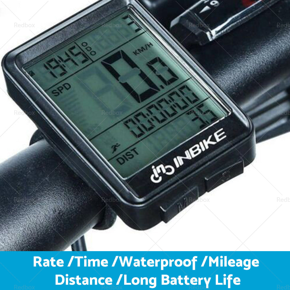 {{ Wireless Cycling Bike Bicycle LCD Cycle Speedometer Computer Odometer Waterproof }} - Buy Car Parts Online at {{ Kaka Auto Parts }}.