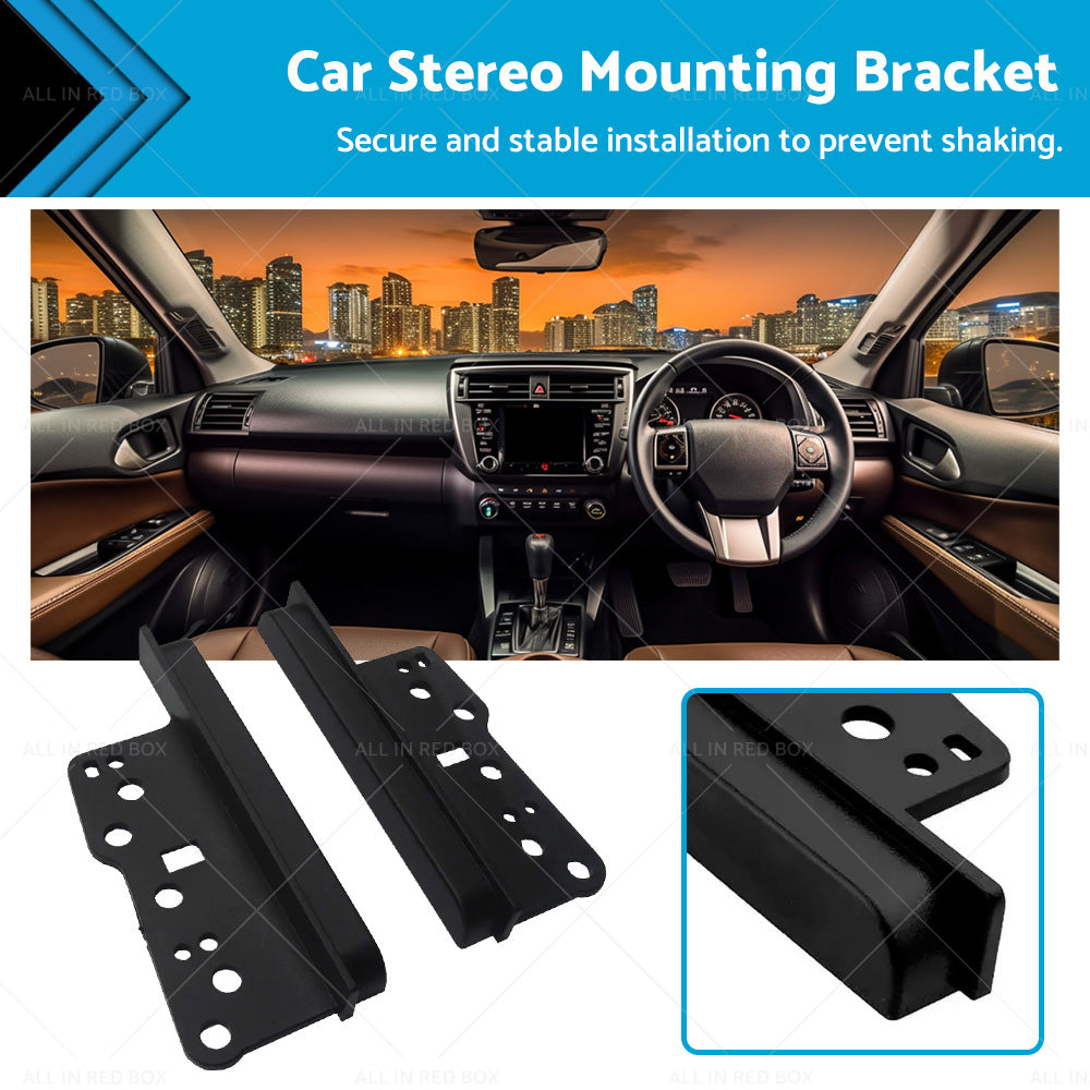 {{ Car Stereo Side Trims Brackets 2Din Double Fascia Facia Dash Suitable For Toyota }} - Buy Car Parts Online at {{ Kaka Auto Parts }}.