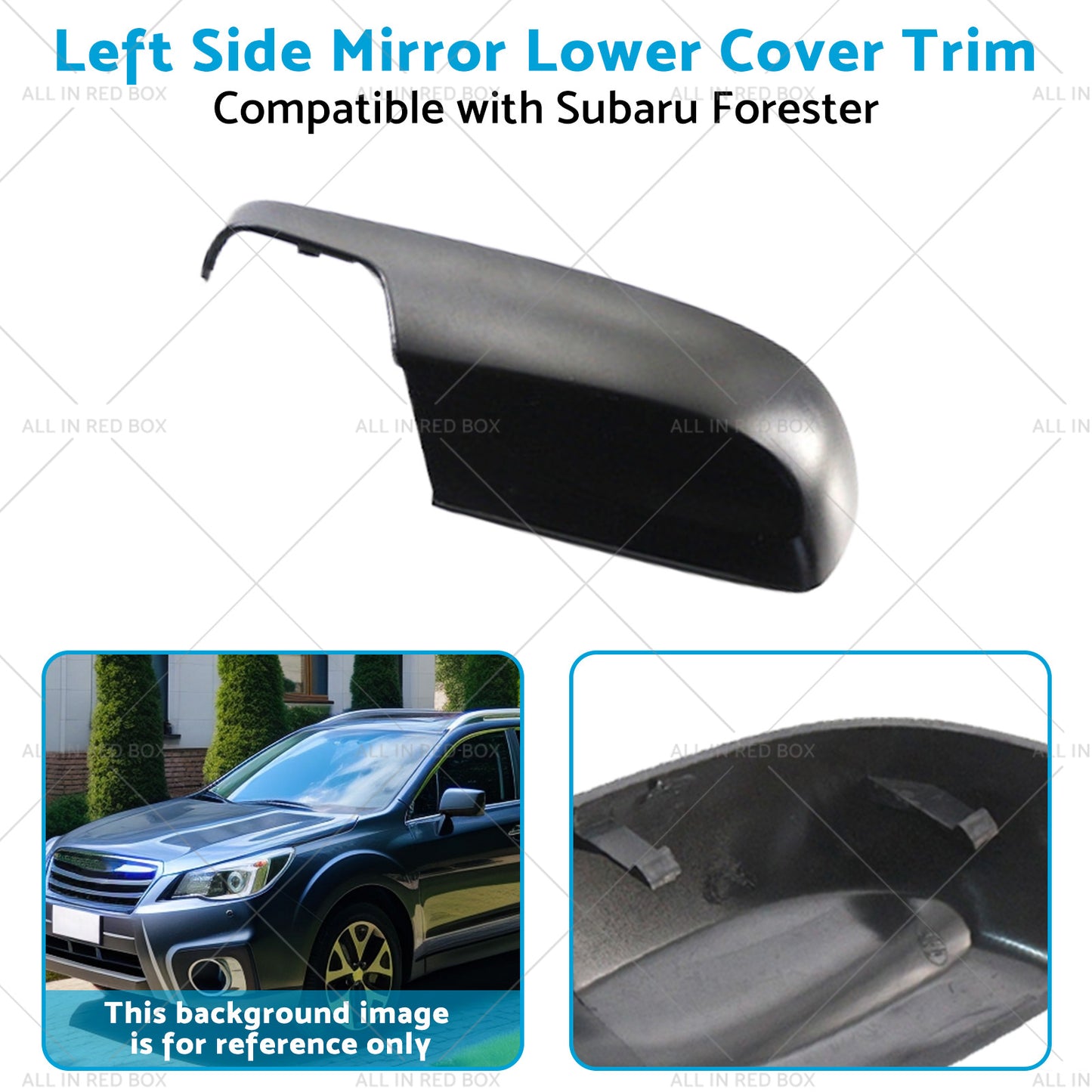 {{ Left Side Mirror Lower Cover Trim Suitable for 12-18 Subaru Forester XV G4X }} - Buy Car Parts Online at {{ Kaka Auto Parts }}.