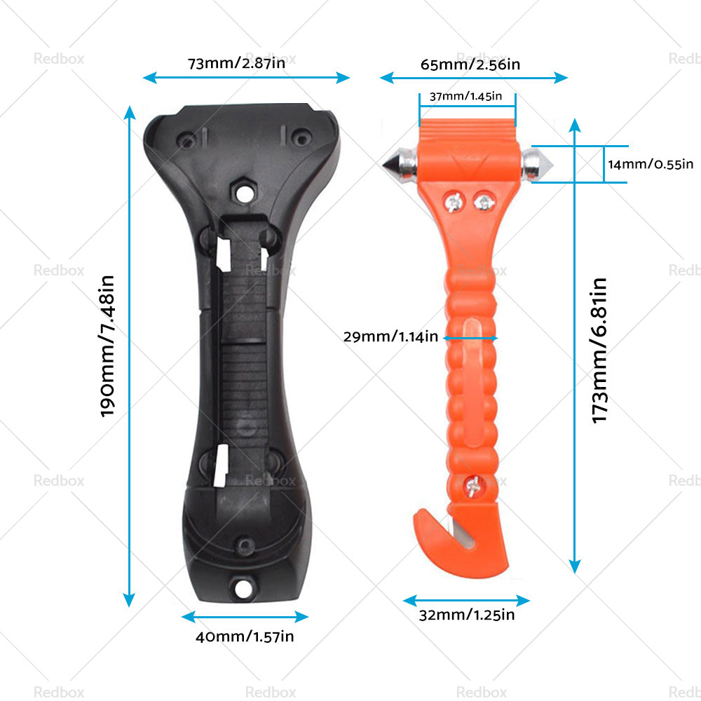 {{ Car Emergency Hammer Window Glass Breaker Seat Belt Cutter Safety Escape Tool }} - Buy Car Parts Online at {{ Kaka Auto Parts }}.
