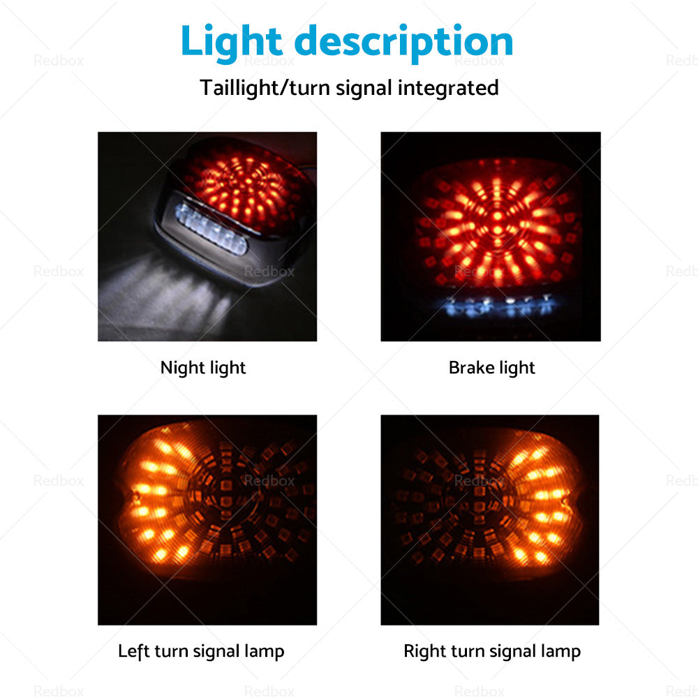 {{ LED Rear Tail Light Brake Smoke Suitable For Harley Touring Dyna Glide Softail }} - Buy Car Parts Online at {{ Kaka Auto Parts }}.