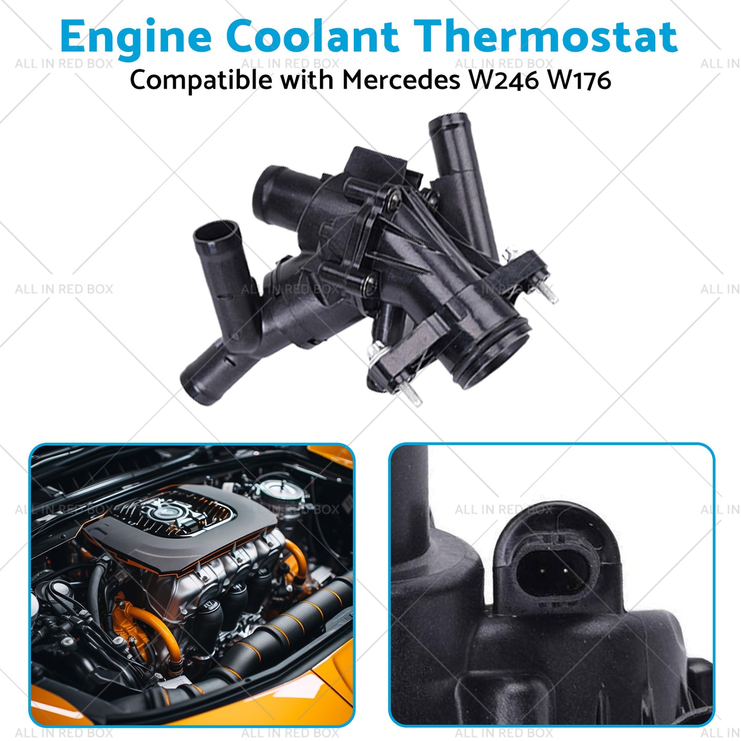 {{ Engine Coolant Thermostat Suitable for Mercedes W246 W176 C117 X117 X156 }} - Buy Car Parts Online at {{ Kaka Auto Parts }}.