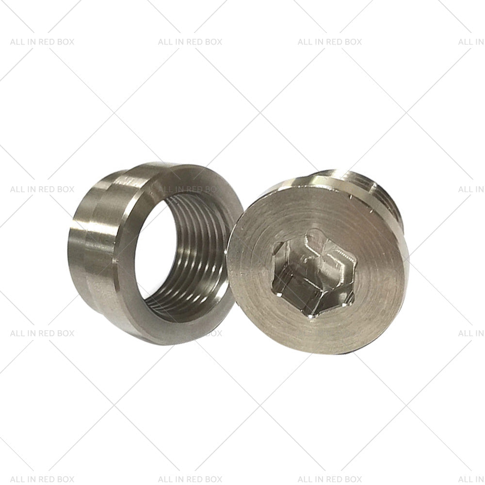 2 SETS O2 Oxygen Sensor Bung Weld On w or Plug and Washer M18x1. 5mm