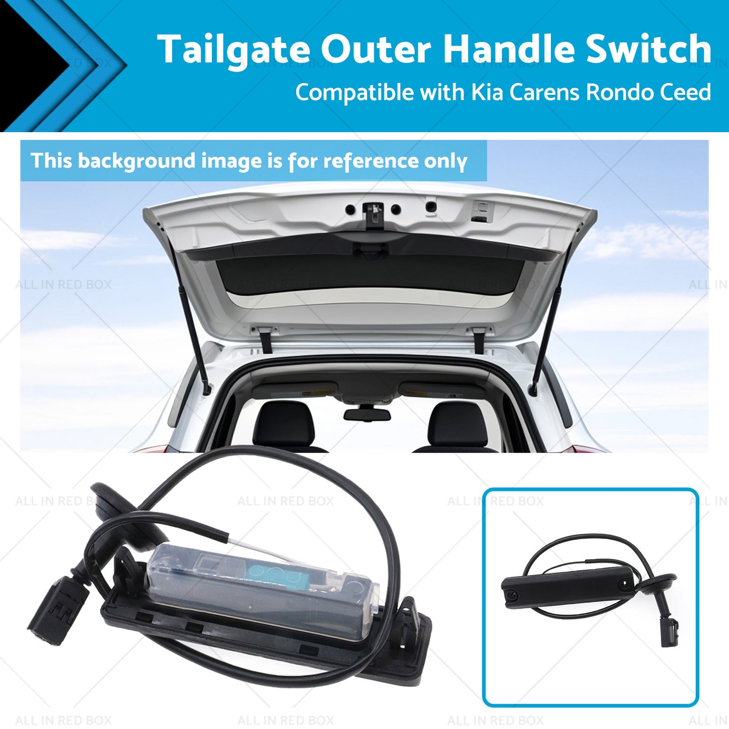 {{ 812601D000 Tailgate Outer Handle Switch Suitable for Kia Carens Rondo Ceed 06-19 }} - Buy Car Parts Online at {{ Kaka Auto Parts }}.