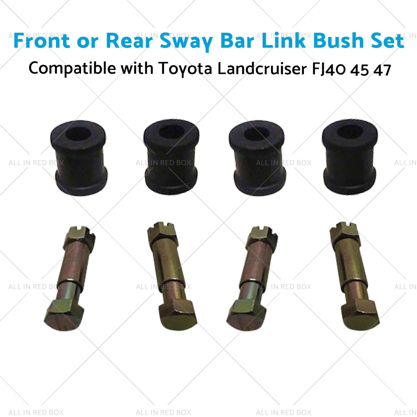 {{ 4 Set Sway Bar Link Bush Front or Rear Suitablefor Toyota Landcruiser FJ40 47 45 }} - Buy Car Parts Online at {{ Kaka Auto Parts }}.
