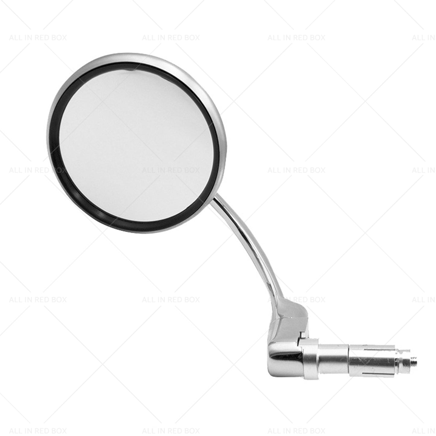 {{ Chrome Round Rearview Bar End Mirror Suitable for Motorcycle Chopper Racer }} - Buy Car Parts Online at {{ Kaka Auto Parts }}.