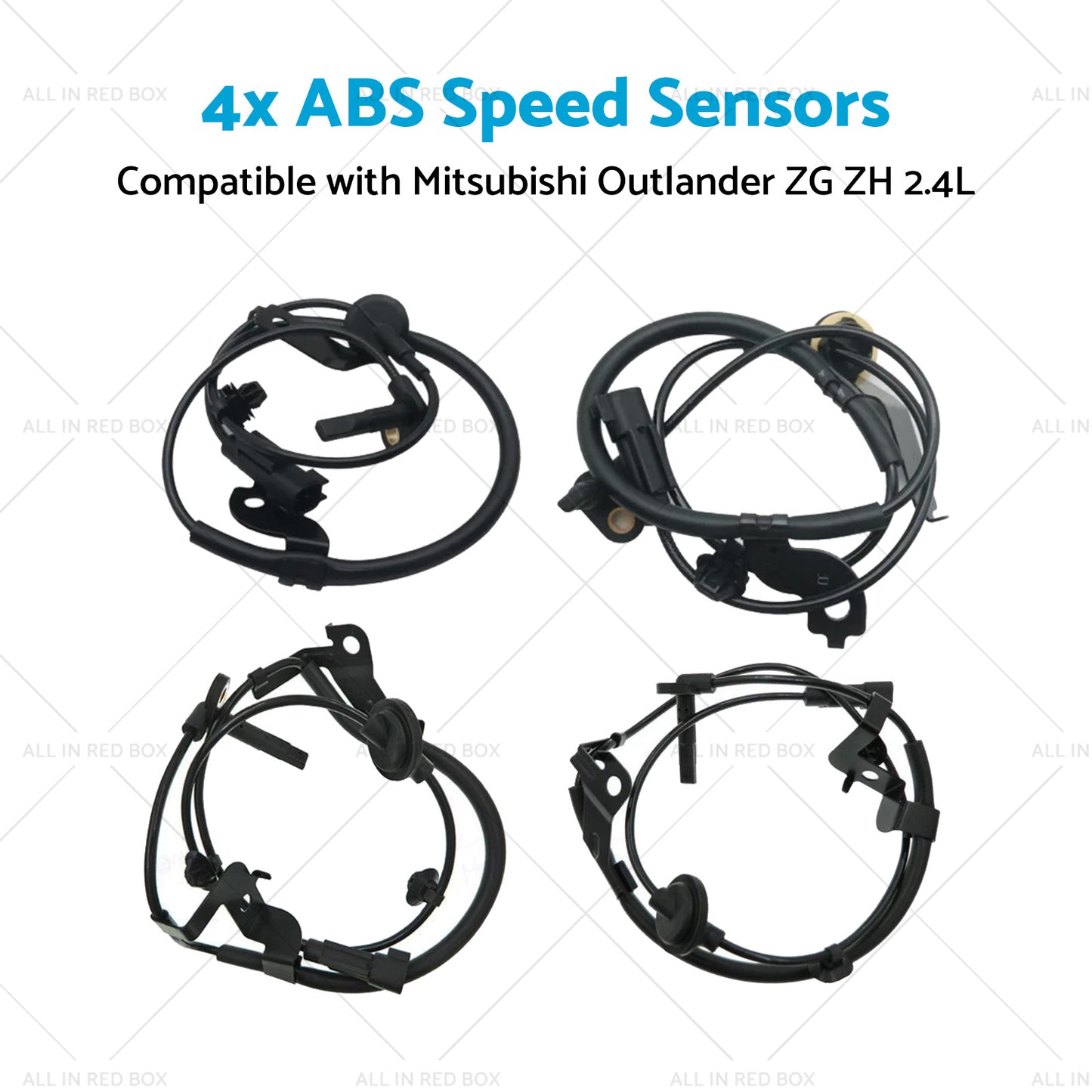 {{ 4670A576 4x ABS Speed Sensors Suitable for Mitsubishi Outlander ZG ZH 2. 4L 06-12 }} - Buy Car Parts Online at {{ Kaka Auto Parts }}.