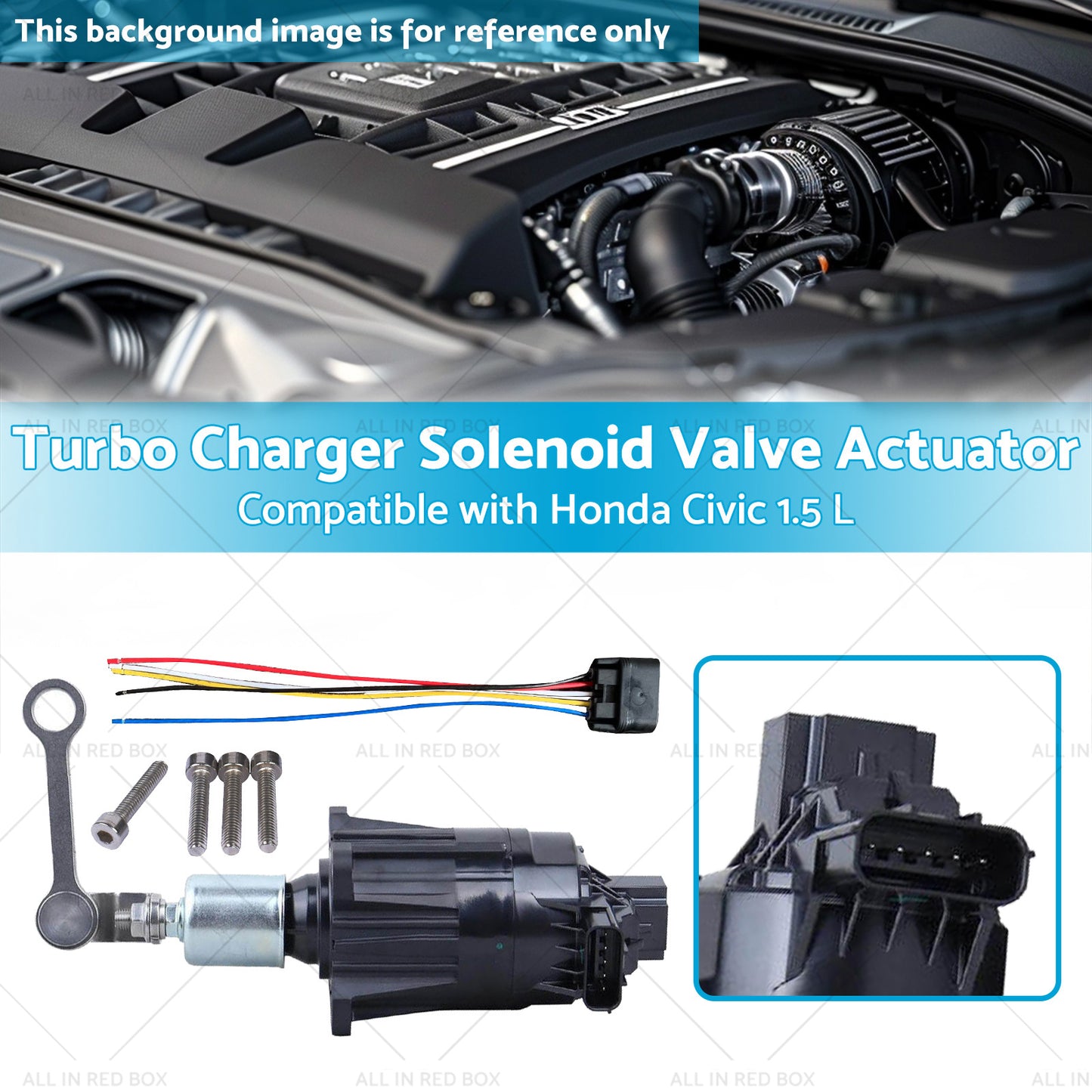 {{ K6T52372 Turbo Charger Solenoid Valve Actuator Suitable for Honda Civic 1. 5 L }} - Buy Car Parts Online at {{ Kaka Auto Parts }}.