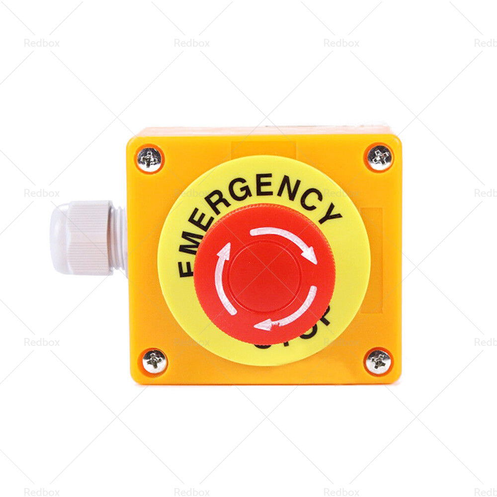 Emergency Stop Shut Off Push Buttons Switch 1NO 1NC e-stop Push Button AU
