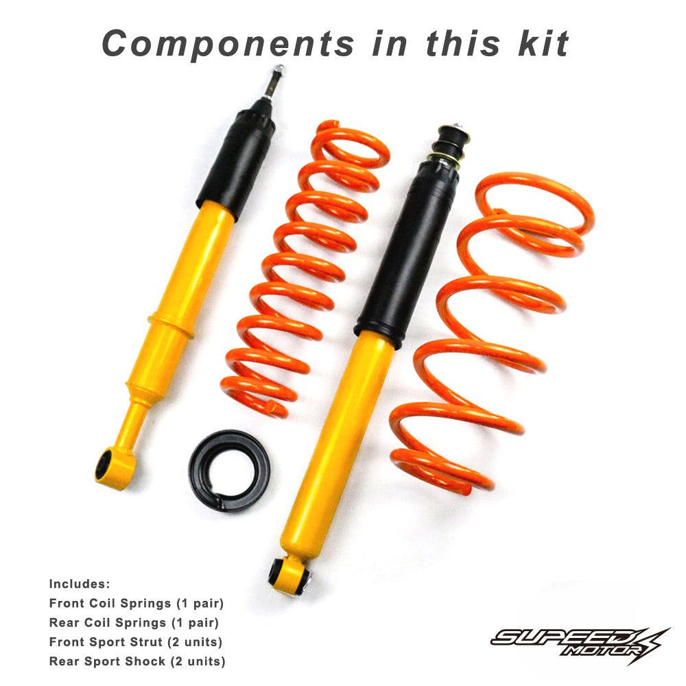 Rear 2 inch 50MM Lift Shock Coil Spring Suitable For Toyota Land Cruiser 80 Series