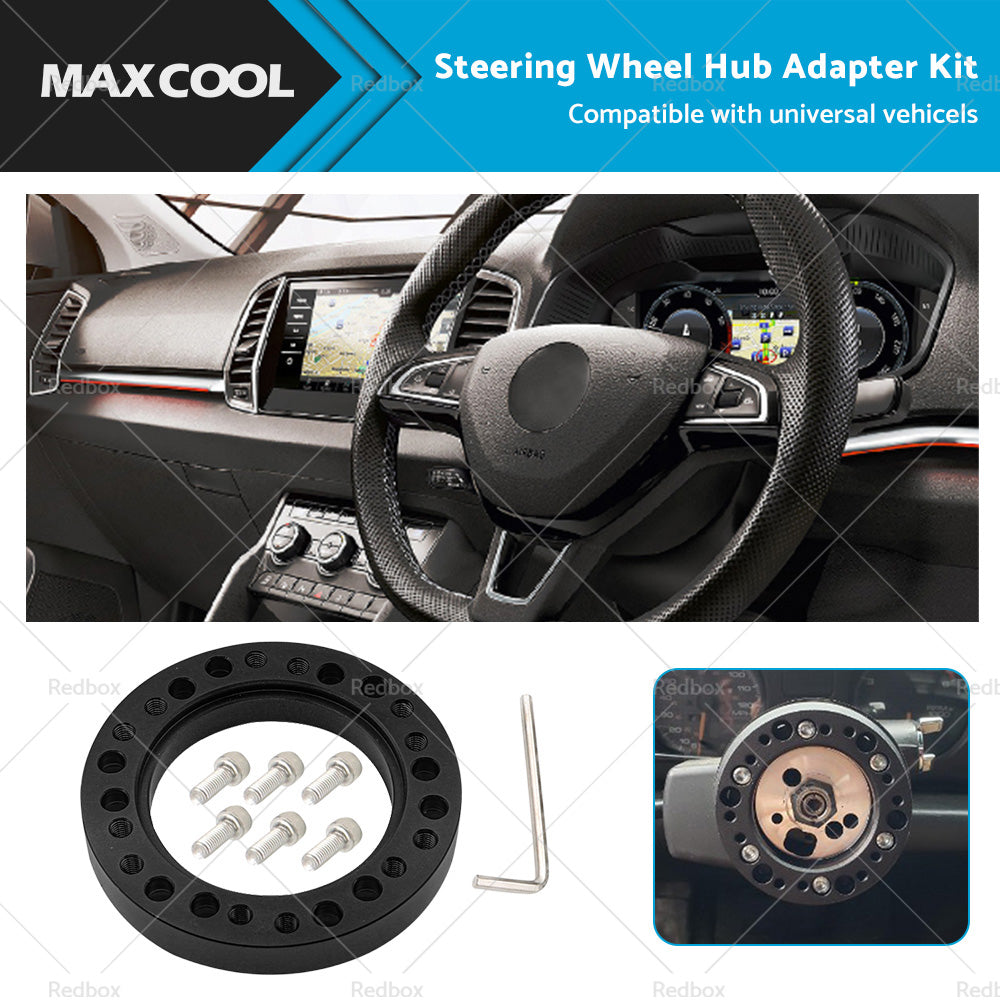 {{ Black Steering Wheel Hub Adapter Spacer Suitable For MOMO to NARDI Quick Release }} - Buy Car Parts Online at {{ Kaka Auto Parts }}.