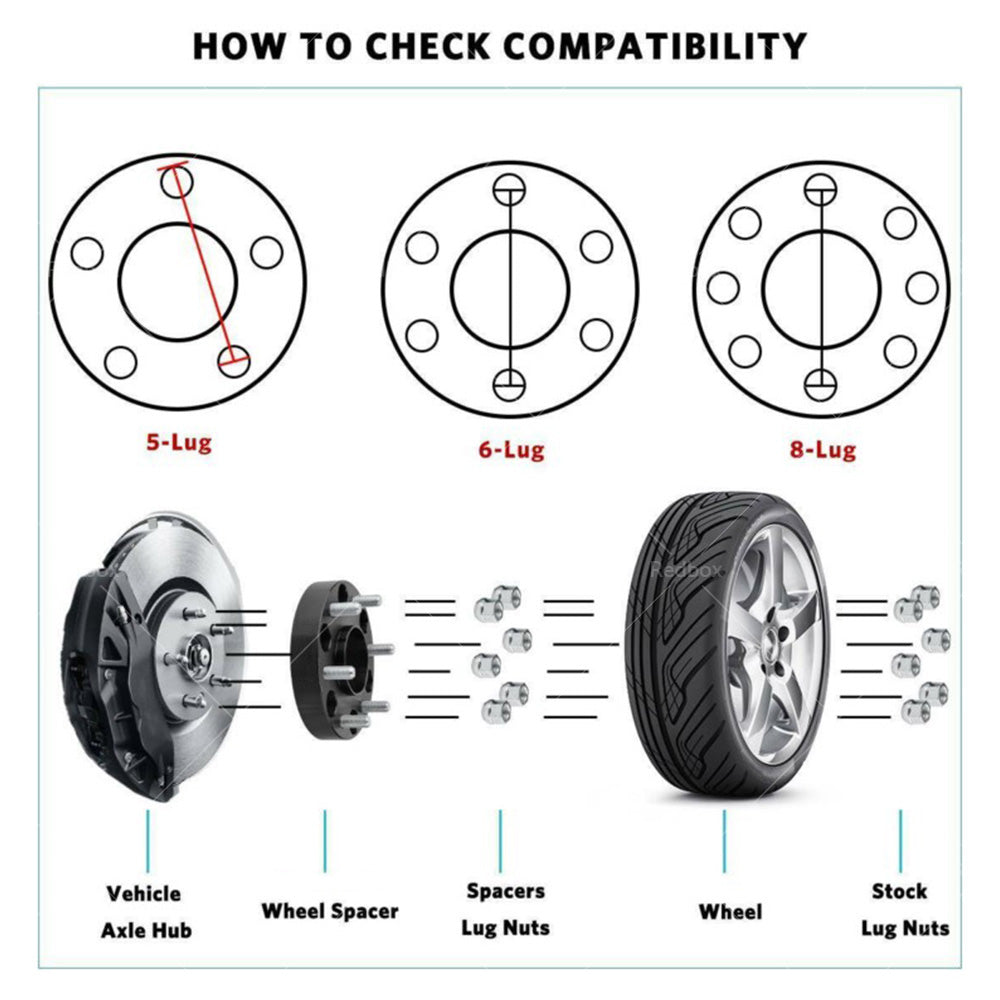 {{ 25mm Bolt-On Wheel Spacers Fits For Holden Commodore VB-VZ 5 X 120 69. 6 }} - Buy Car Parts Online at {{ Kaka Auto Parts }}.