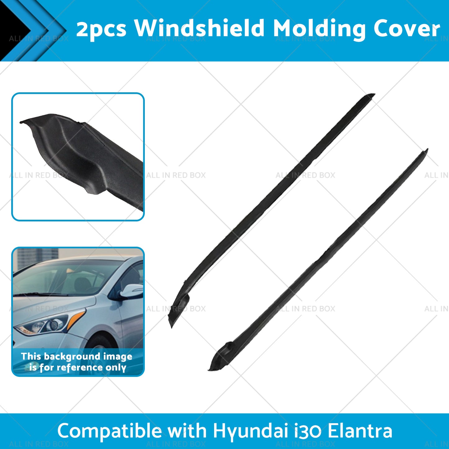 {{ Front Windshield Molding Garnish Side Pillar Cover Suitable for Hyundai I30 }} - Buy Car Parts Online at {{ Kaka Auto Parts }}.
